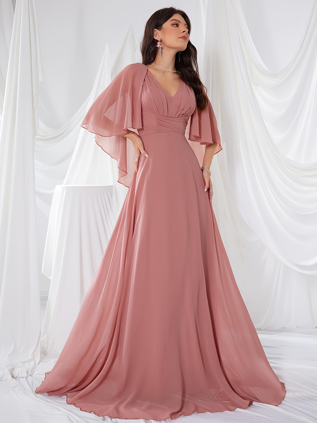 midi dress self portrait self-portrait - Beige Twill Lace Up Back Tight Fabric Type: LACE Portrait fashion house * Color:Oasis