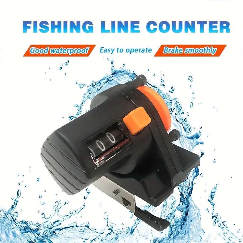 

Precision Fishing Line Counter - Stainless Steel & Abs, Portable Depth Gauge For Enhanced Spooling And Catch Success