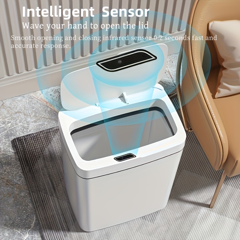 touchless smart trash can diaper pail sensor activated waste bin for changing diapers suitable for kitchen bathroom and bedroom