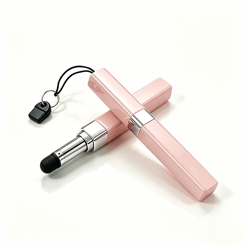 TEMU Stylet portable Color Slim Tip, style rouge à lèvres, stylet universel pour écran tactile de téléphones et tablettes, chargement