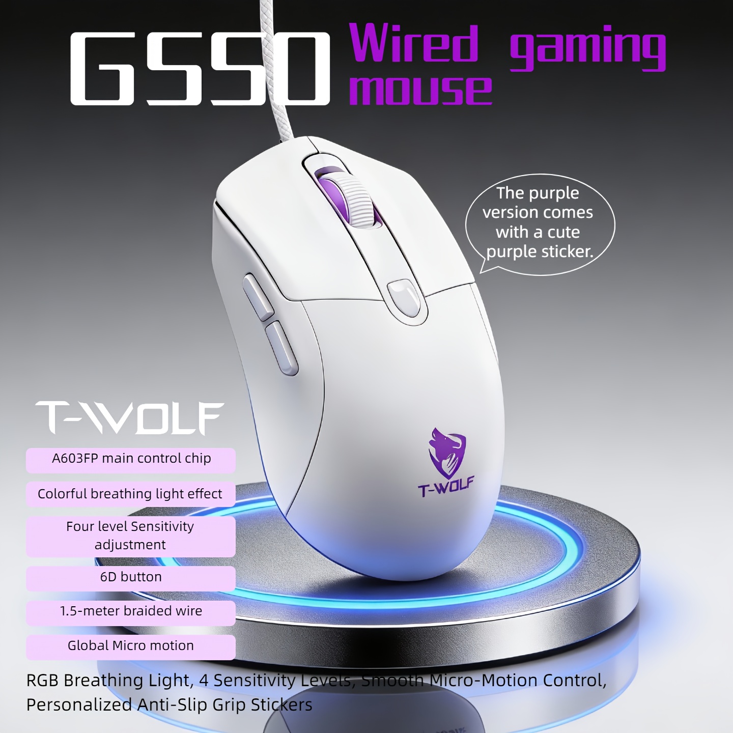 gamer mouse sold on Temu United States