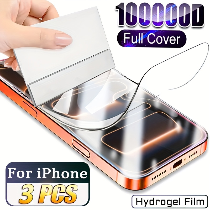 2 Stück TPU Displayschutzfolie Für IPhone 16 Pro – Weiche Hydrogel-Folie HD Klar, Selbstheilend