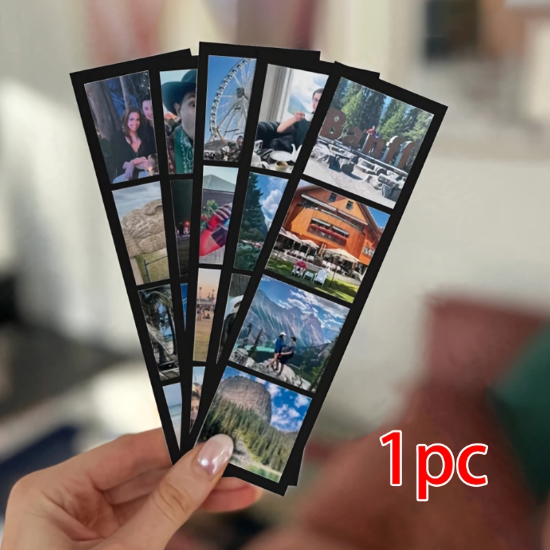 Image of Customized Photo Strips, Personalized Bookmarks, Family Albums, Bookshelf Albums, Photo Wall Diy, Room Decoration, For , Birthday, Holiday Gifts, Couple Gifts, For Recording And Memories