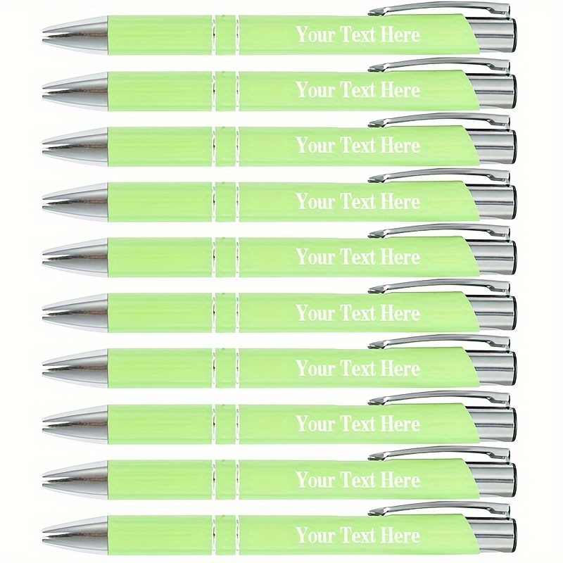 

10pcs Of Ergonomic Metal Pen Set - Retractable , Writing, Suitable For Employee , And Use