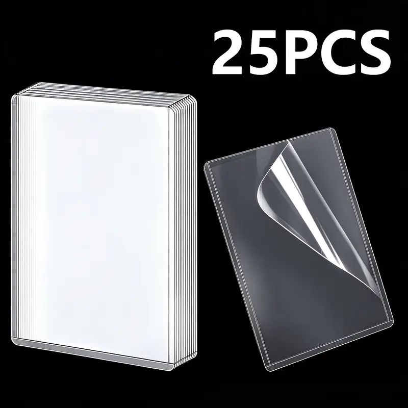 laminated card sleeves Amazon.com: Veemoon 25pcs Laminated Card Sleeves Credit Card Sleeves for Wallet Id Protector Protectors Matte for Binders : Toys & Games