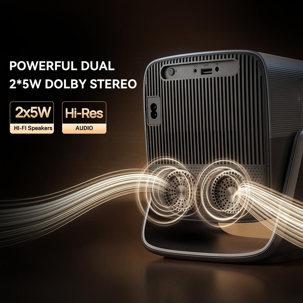 Short Throw Projector with Built-In Apps and 8K Support