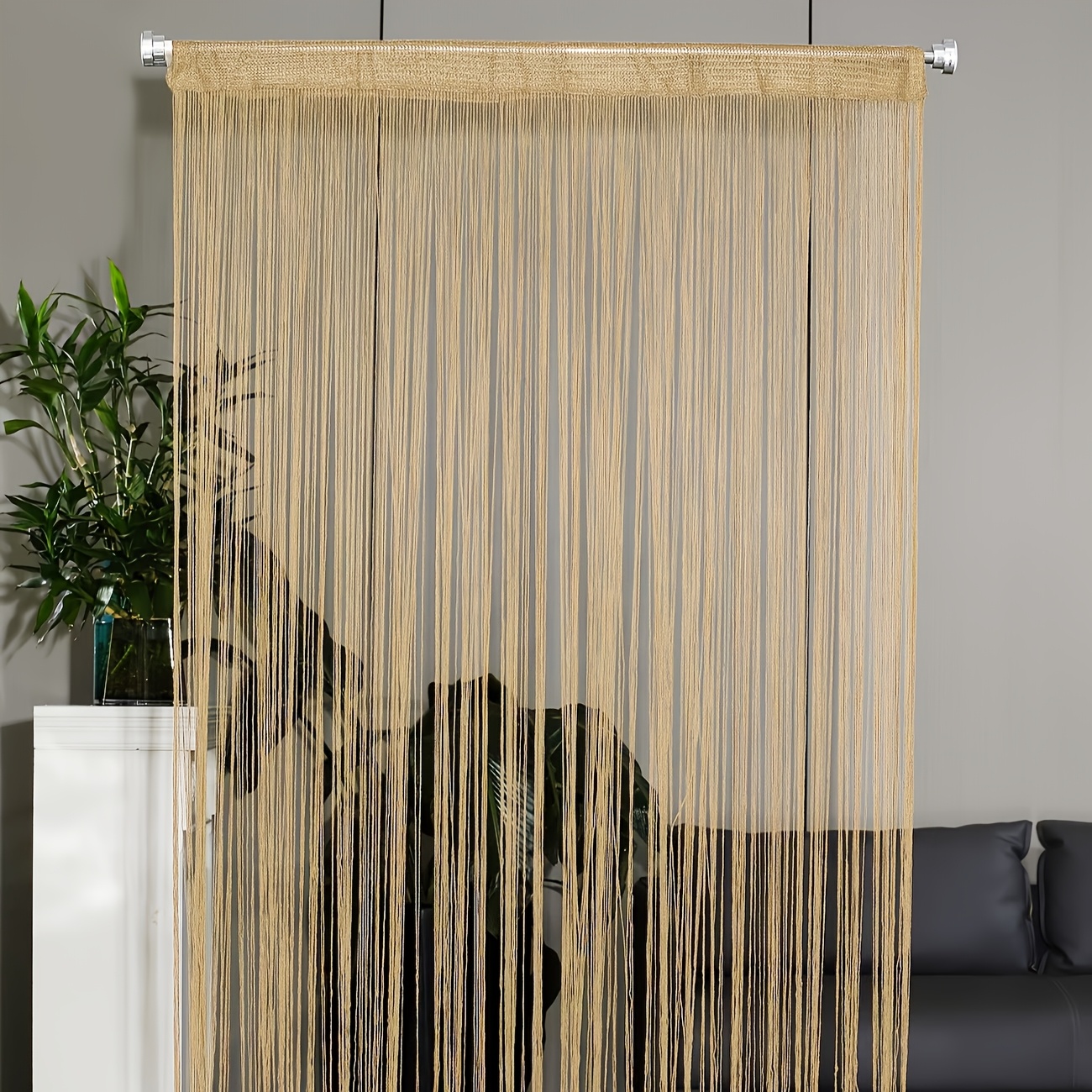 1pc of luxurious   colored tassel curtains bedroom and living room decorative tassel panels