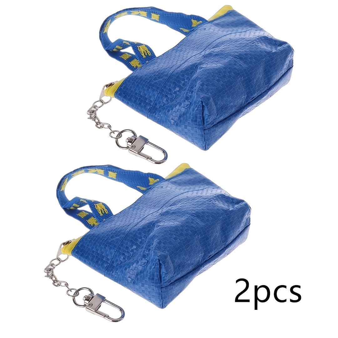 TEMU 2/3 pezzi Portachiavi Mini Portamonete con Porta Carte Borsa Natale Portachiavi da Donna
