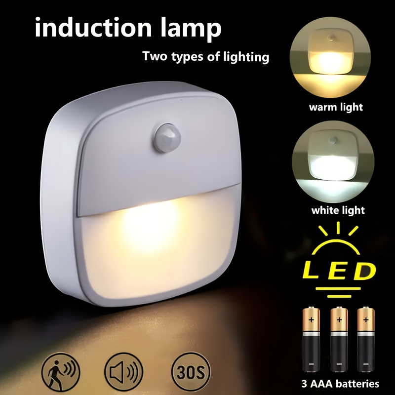 Tira LED Con Sensor De Movimiento 2 Metros | Batería Recargable USB | Luz Nocturna Blanca Cálida 2700K Para Armarios Y Escaleras