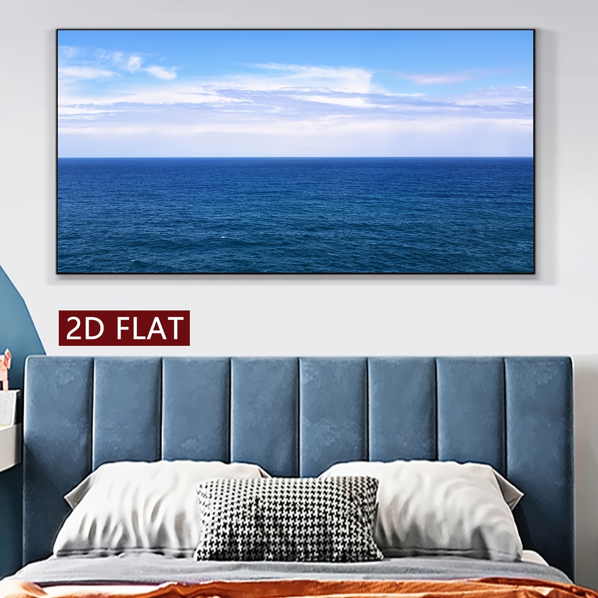 TEMU 2d Flat, [2d Flat] 1pc Unframed Canvas Poster Of Under - , Canvas Wall Art, Artwork Wall Painting For Gift, Ideal For Bedroom, Office, Living