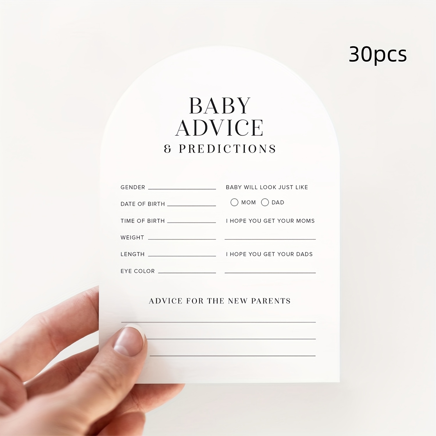 TEMU Shower Game Cards: Prediction And Cards