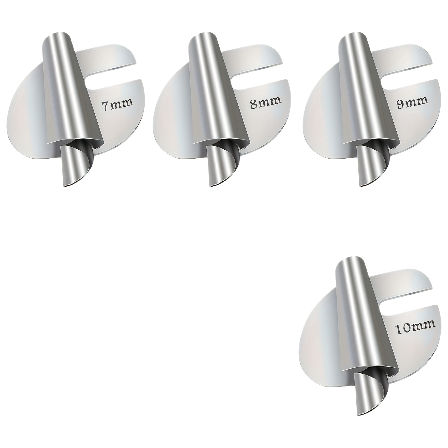 A Collection Of 4 Sewing Presser Feet Designed For Sewing Machines, Suitable For Quilting And Garment Making. Feet Are Compatible With Industrial And Home Sewing Machines