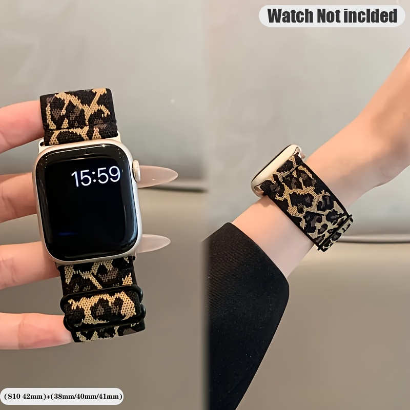 StretchyWatchBandCompatibleforiWatchBandComfortable49mm45mm44mm42mm41mm40mm38mmAdjustableSportBandforiWatchSeries10987654SE321WomenMen.