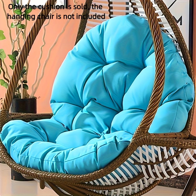 Handmade Bohemian Hanging Chair Cushion, Seat Pad, Polyester Cover - Non-Woven Fabric Weaving, Ideal for Indoor And Outdoor Use - Perfect for Decorating Patios, Balconies