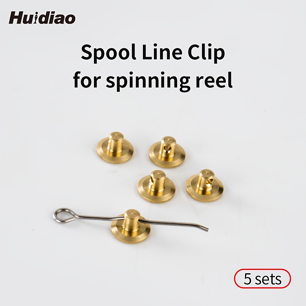 TEMU Morsetto Universale per Bobina , Porta Filo per Mulinello da Spinning, Antigroviglio, Accessorio da Pesca