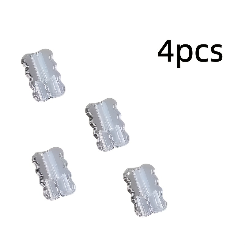 4-pack Flexible Tpu Wavy Cable Protector, Compatible With Iphone, Smartphones And Tablets - Thickened Cable Protector, Cell Phone Charging Cable Protector (battery Not Included)