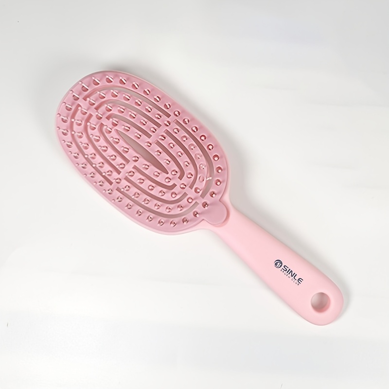 Clean Detangler Hairbrush Retractable Comb Hair Remover Brush Self Cleaning Hair Brush For Women Brand:sinle