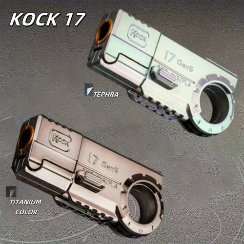 knock 17 cartridge alloy finger pistol stress relief toys for fidgety fingers softball guns for case throwing fun and novelty items ideal gift