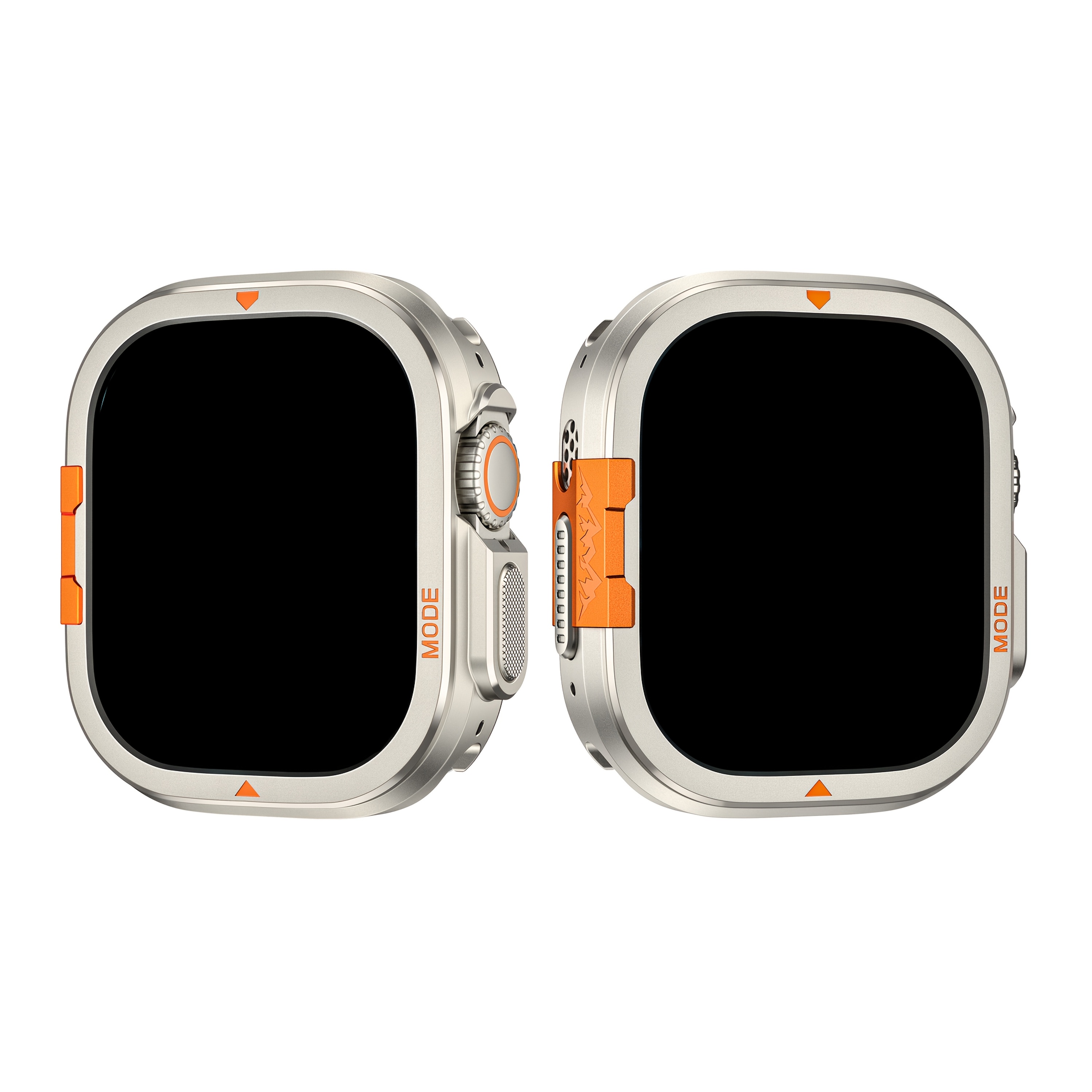 TEMU Coque en métal pour iWatch Ultra 1/2/3 49mm, boîtier en alliage d'aluminium pour iWatch Séries 11/10 46mm 42mm / Séries 44mm 45mm, accessoire de