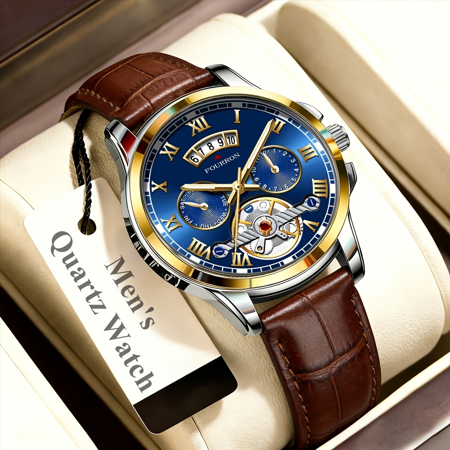 Fully Automatic Quartz Watch with Minimalist Design