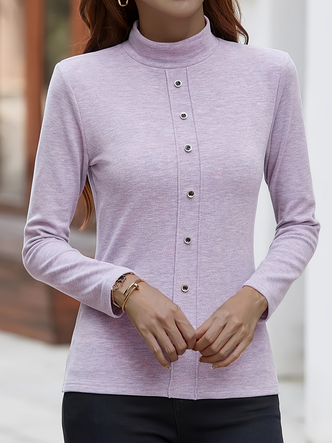 chemise décontractée à col femmes haut thermique à Temu Switzerland