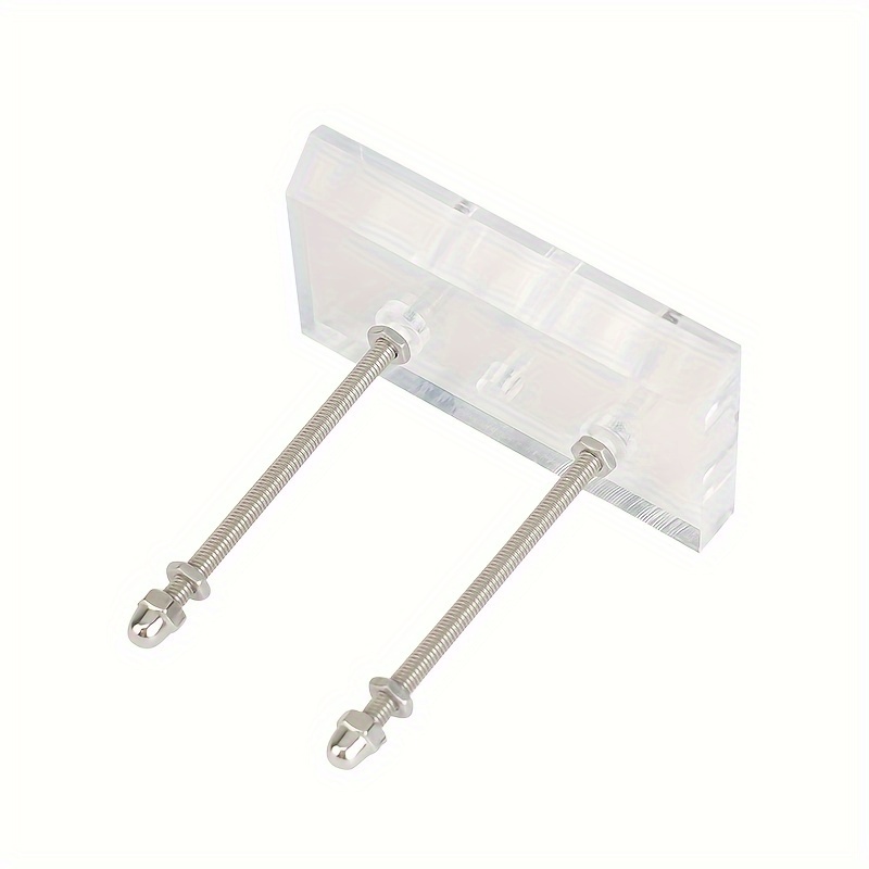 TEMU Support de planche à roulettes en acrylique 1 pièce/3 pièces, présentoirs muraux transparents avec vis transparentes, support de planche à