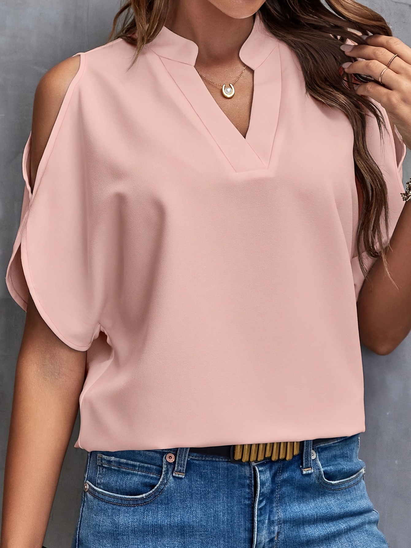 Split Sleeve Blouse