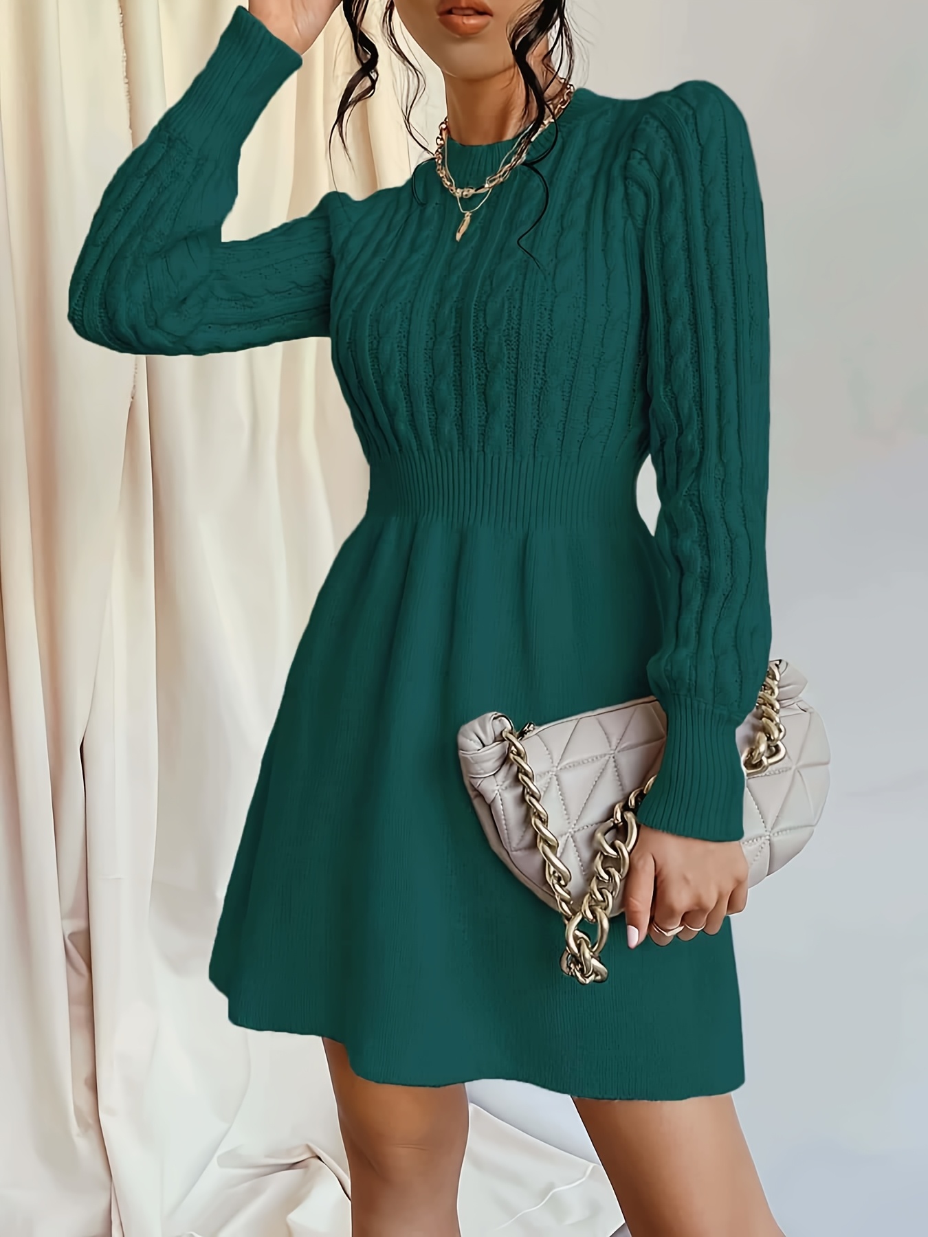 sweater for evening dress Zero-Waste Dress in Watermelon Pink Iridescent Dupioni – Made X Hudson main image 0