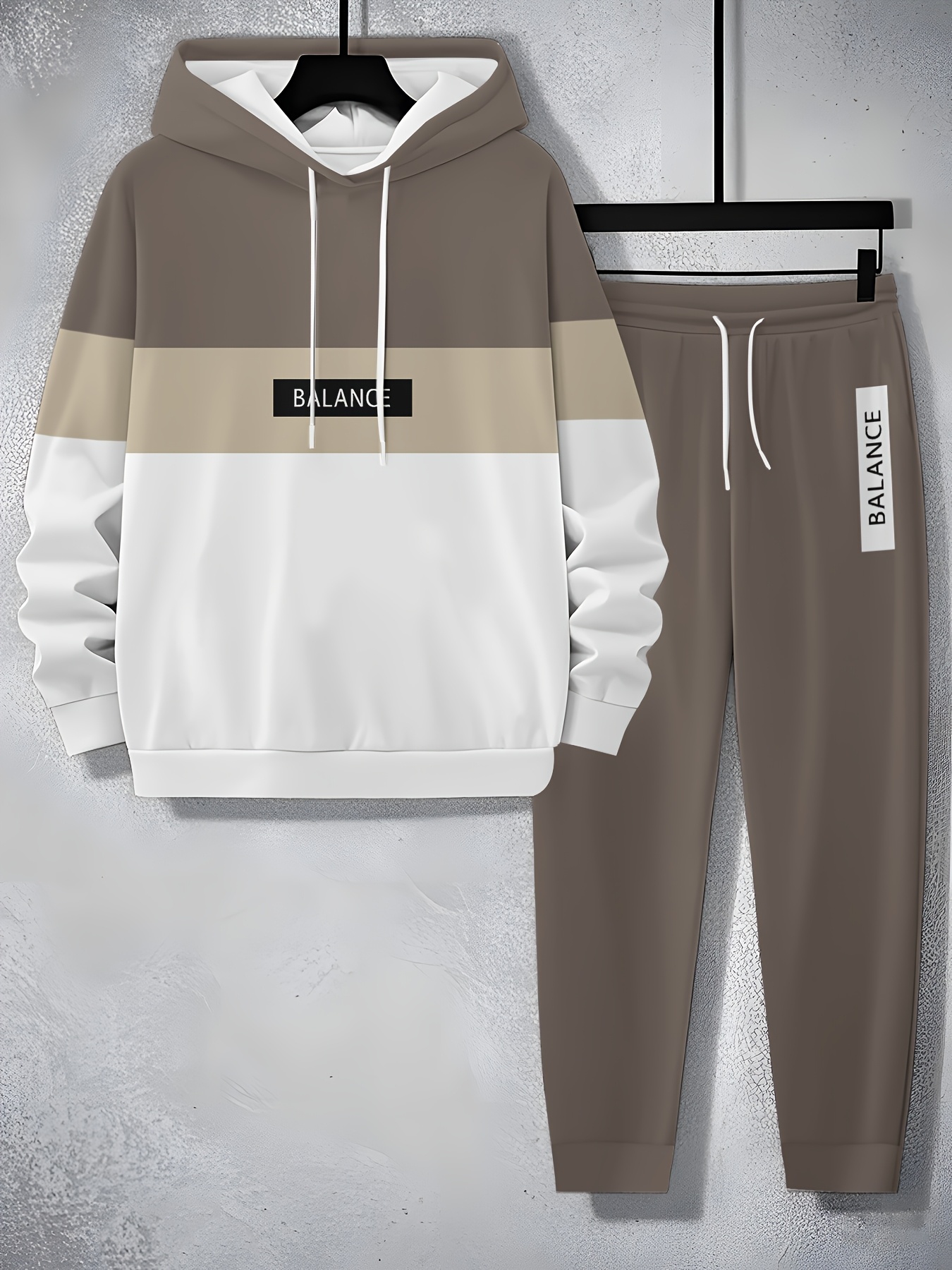   2025 mens trendy sweatshirt set two piece sweatshirt and pants sporty print elements christmas halloween special Product details 22
