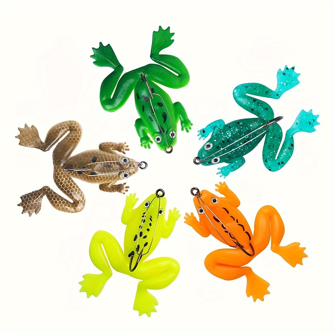 

5pcs Lures , For Bass & - , Mixed