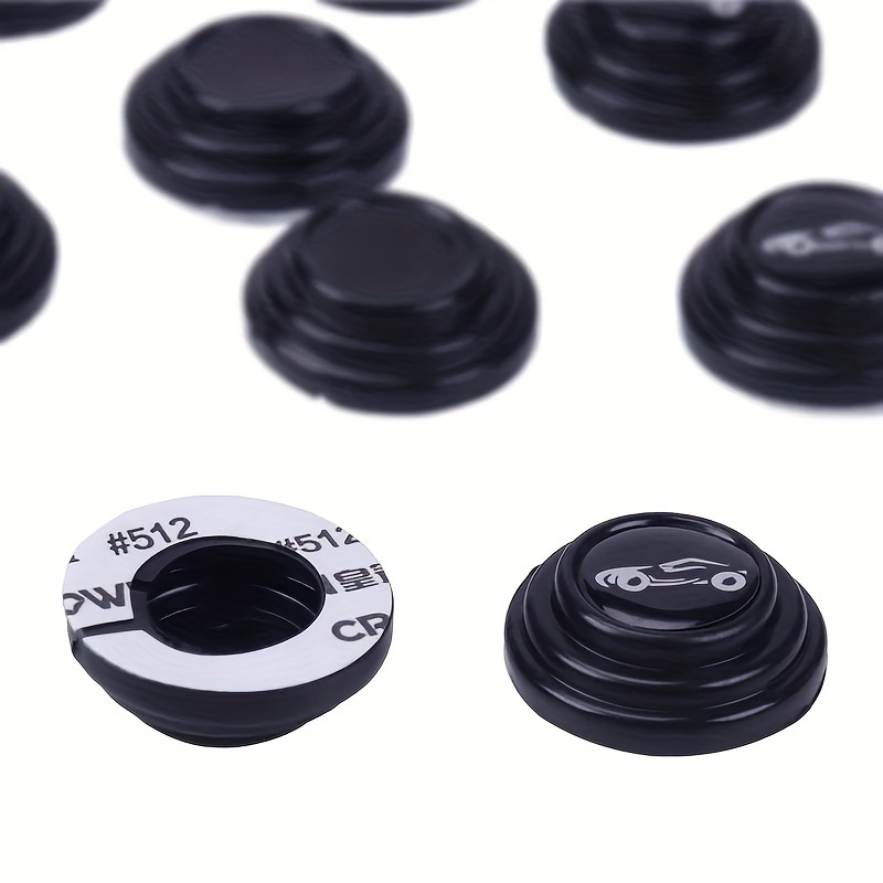 10PCS Silicone Car Door Protector Bumper Guards - Anti-Collision Buffer Pad Stickers, Sound Insulation Shock Absorber Gaskets for Auto Door Protection