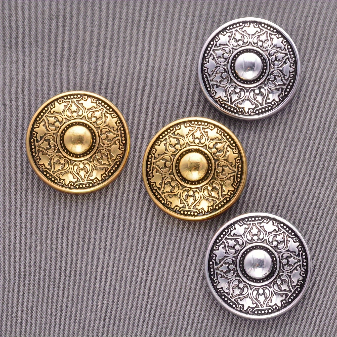Lot De Boutons De Manchette Vintage - Occasion - Assortiment Styles Divers