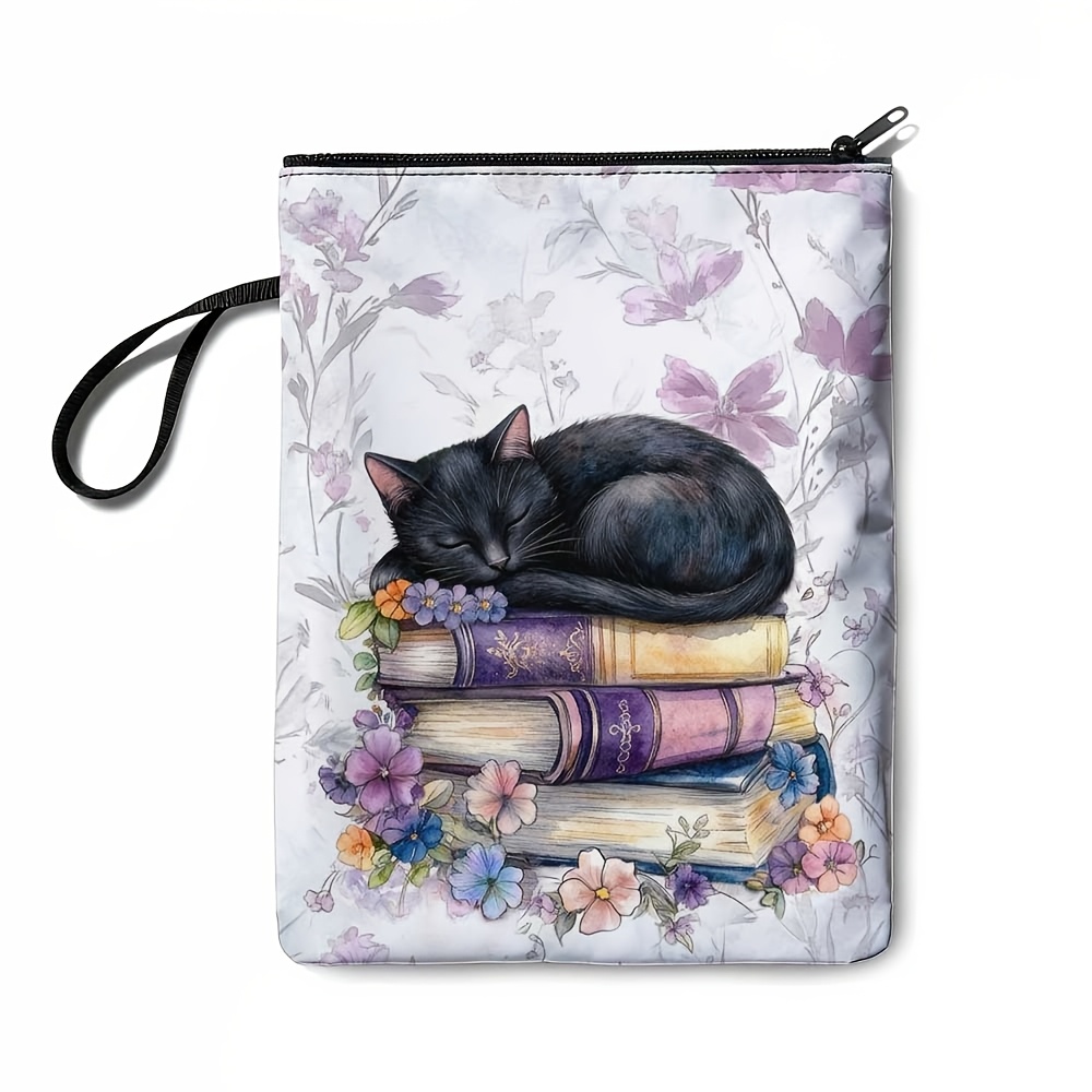 TEMU Starry Print Pattern Book Cover, Women's Diary And Notebook Storage Sleeve, Protective Book Cover