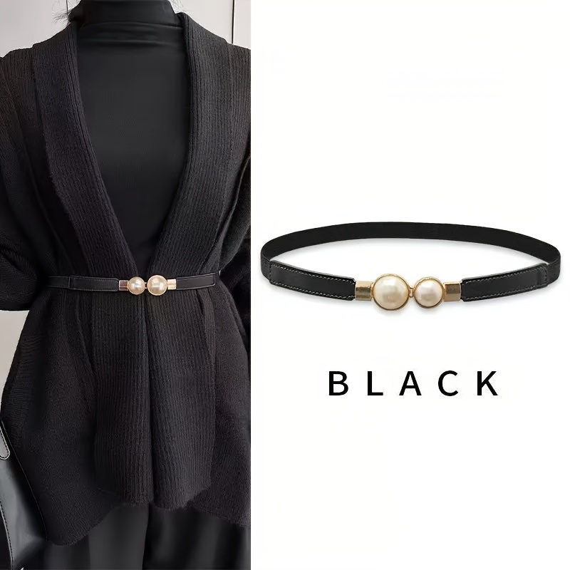 Image of Belt Women's 2026 New High-end Dress Jeans Waist Cinching Device Elastic Elastic Elastic Belt Decoration, Belt Suitable For Casual Wear