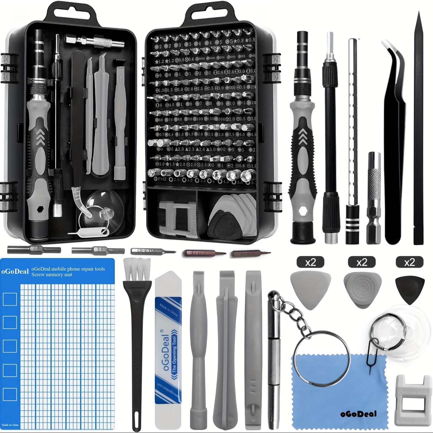 

Diy Tool Kit Precision Screwdriver Set 127 In 1 Pry Hand Tools For Fixing Computer Mobile Phone, Pc Laptop, Tablet, Repair Kit