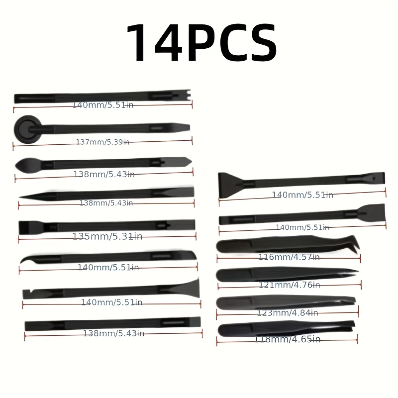 TEMU 14pcs Professional Phone And Computer Repair Tool Kit, Suitable For Iphone, Laptop, Tablet, And Drone, Anti-static Pry Tool Set For Opening And