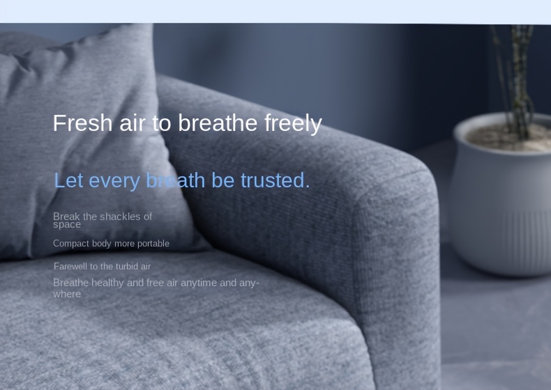 USB- Portable Air Purifier with Negative Ion Technology & HE-like Filter-like Effect - Eliminates Formaldehyde, Smoke, Odors, Allergens, Dust, Pet & Smoke - Plug-in Air for Home, Office, Car, Bedside (USB-