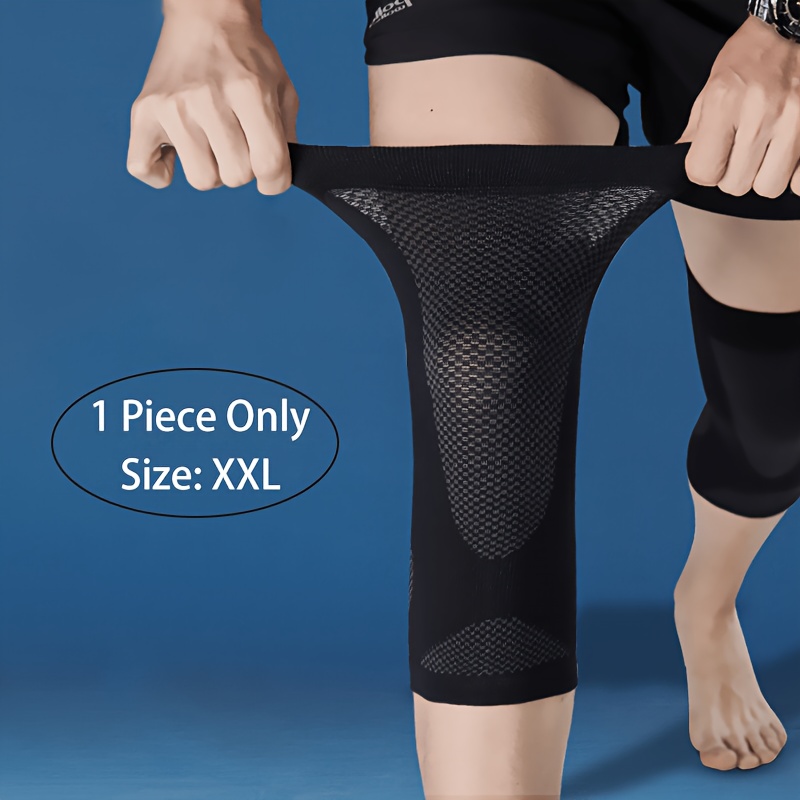 TEMU 1 stuk ademende kniebrace voor mannen en vrouwen, ultradunne lichte kniecompressiemouwen gemaakt van zeer elastische voor training, oefeningen