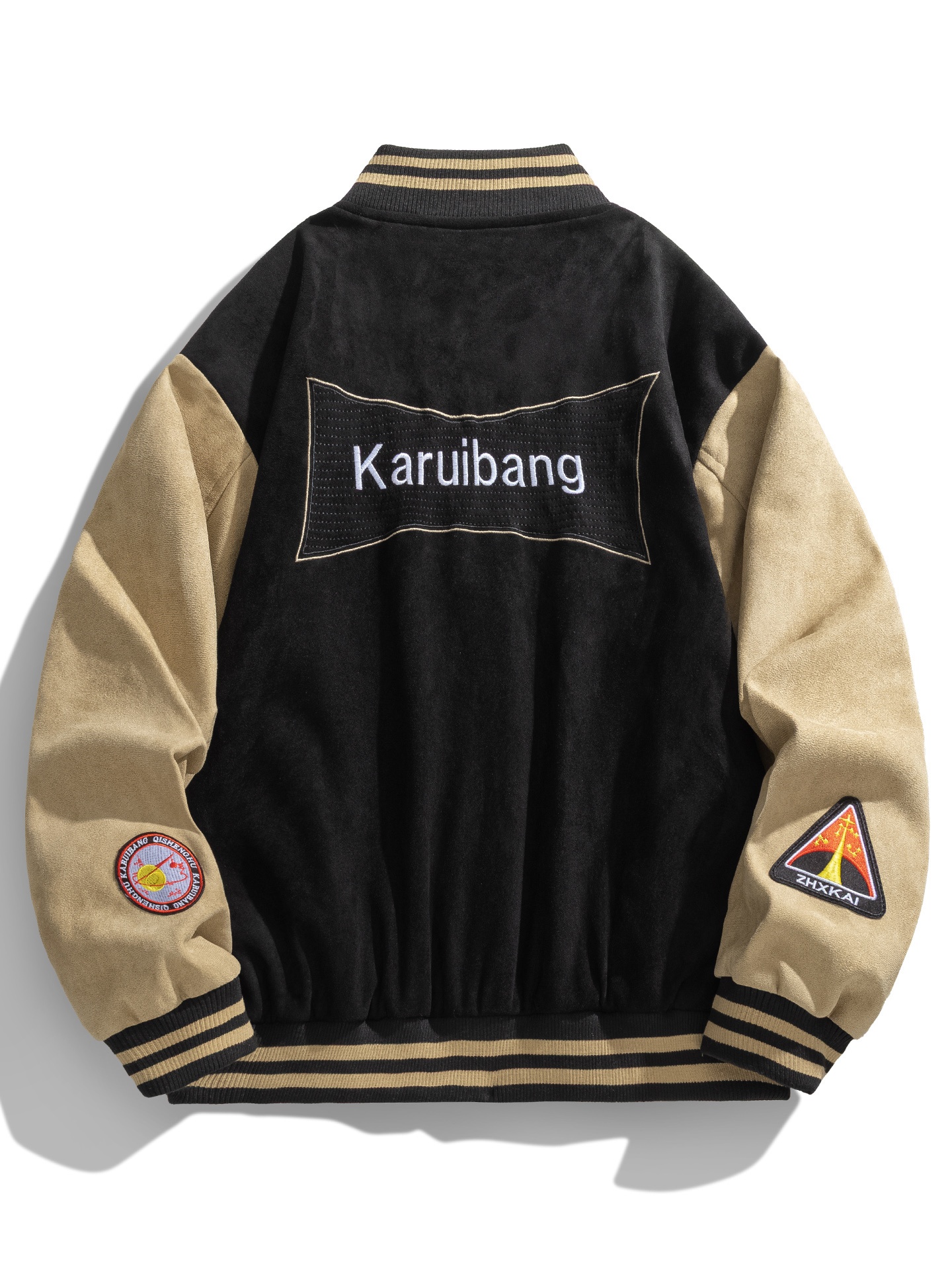 spring autumn embroidered trendy baseball jacket plus size - Temu