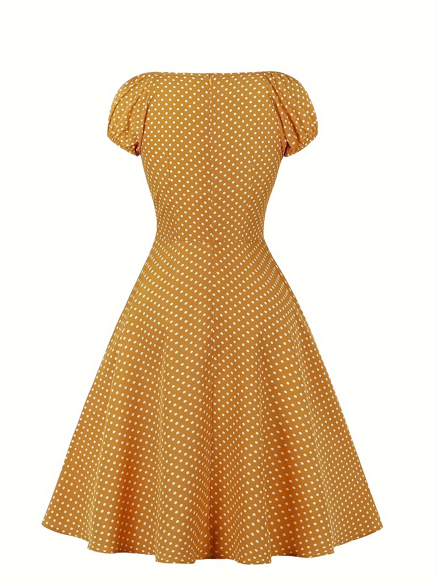 retro cocktail dress Classy Short Sleeve Knee-Length Party Dress main image 1