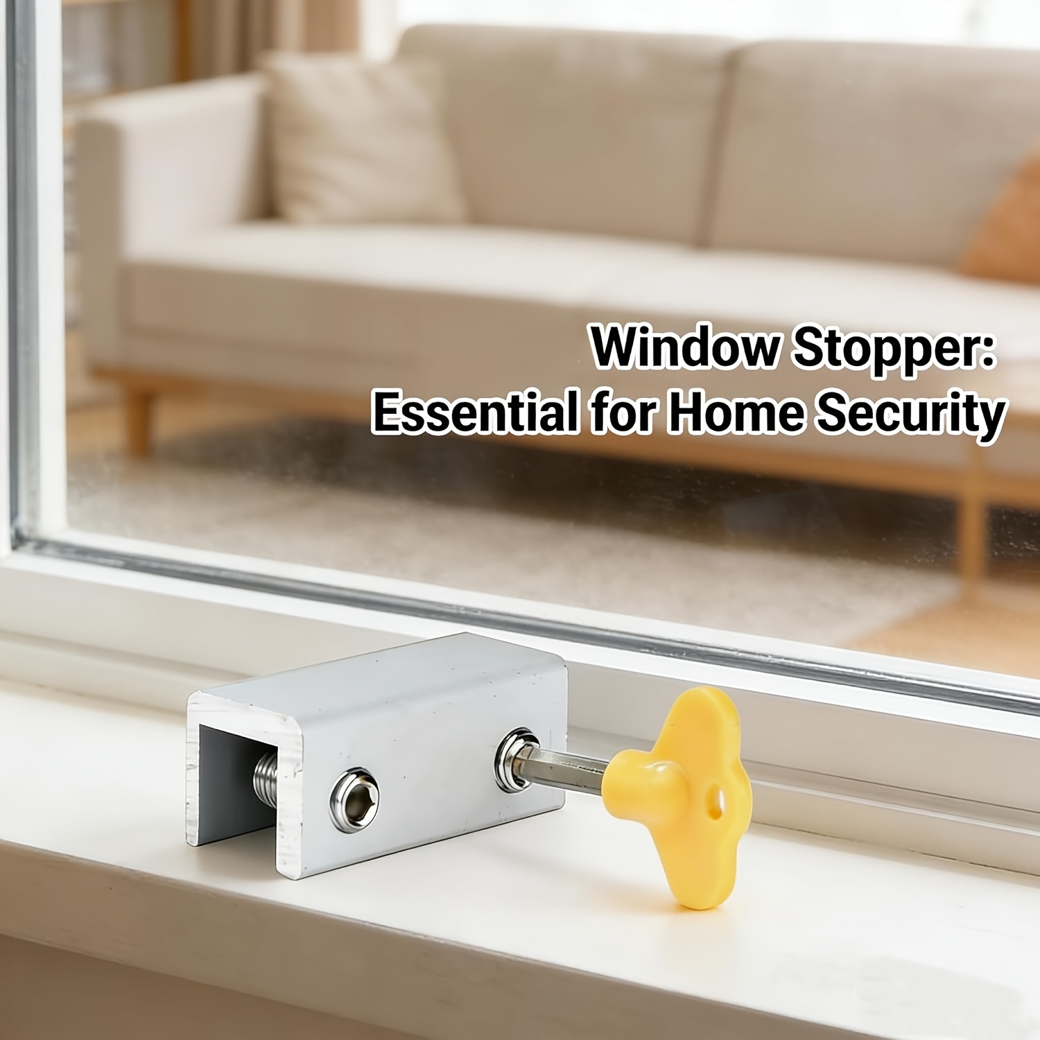 Sliding Window Locks with Key, Aluminum Alloy Security Lock