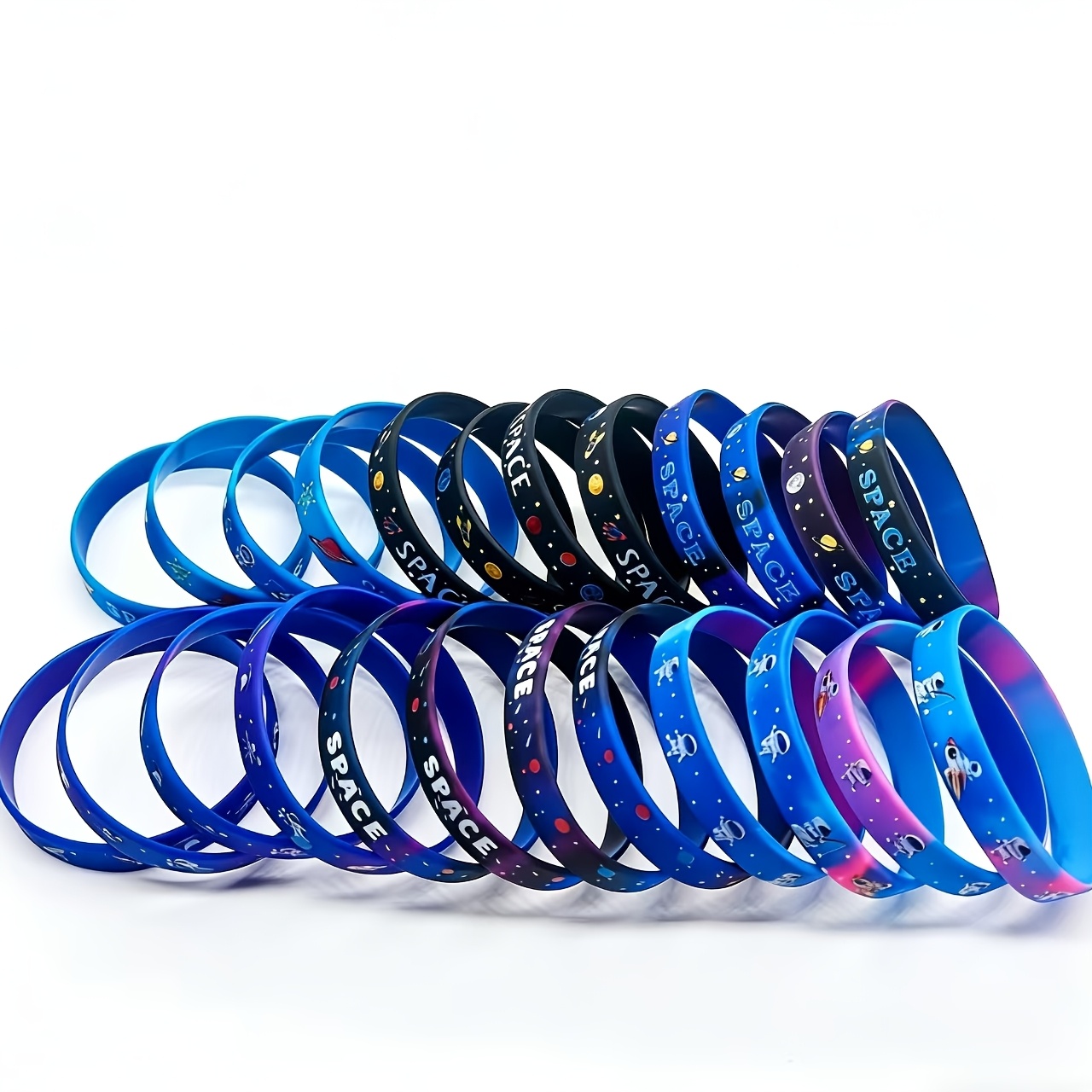 TEMU Cadeau pour elle/lui Bracelet de poignet en silicone Astronaute Observateur d'étoiles, Galaxie , Cadeaux de fête Astronaute , Articles de fête,