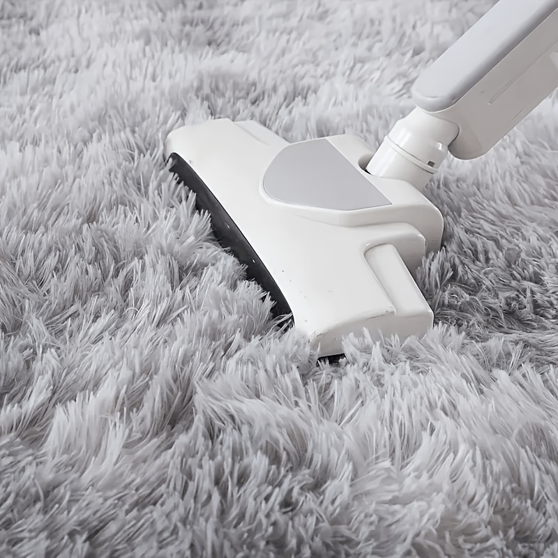 1pc of Tie-dye Light Gray Ultra-soft Thick Fluffy Rug for Living Room, Tie-dye Soft Plush Area Rug for Bedroom, Fluffy Carpet for Room Home Decor