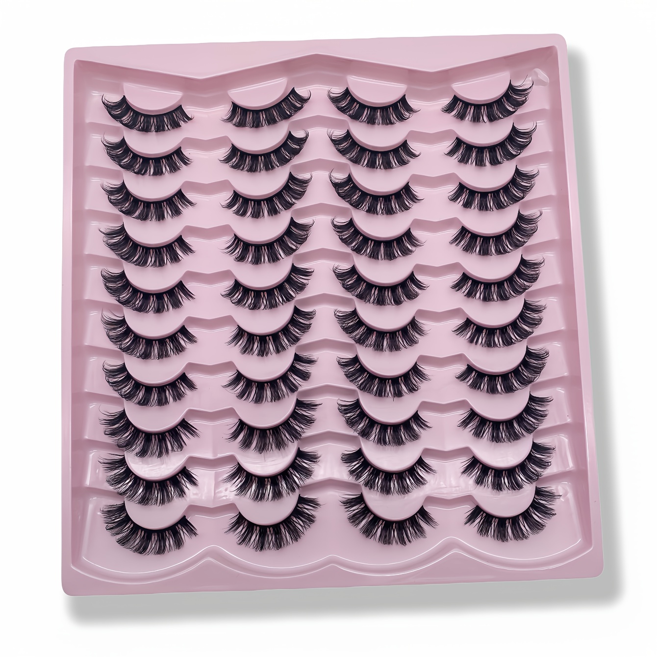 20 Pairs Of , High-density Russian Volume False Eyelashes, With A Meaningful Gaze, With Tender !
