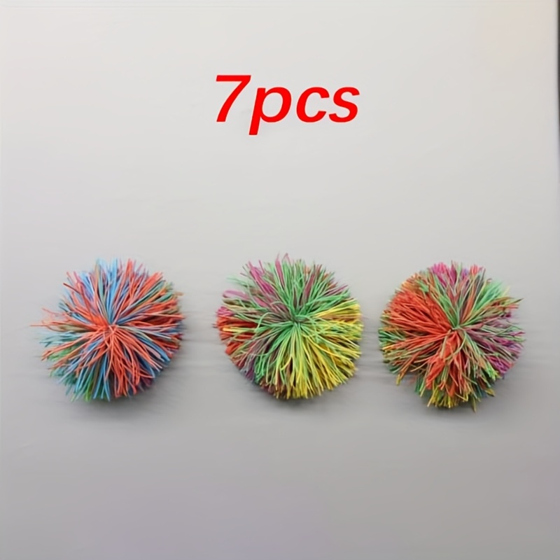 Colorful Sensory Play Balls Soft Bouncy & Elastic Plastic Balls