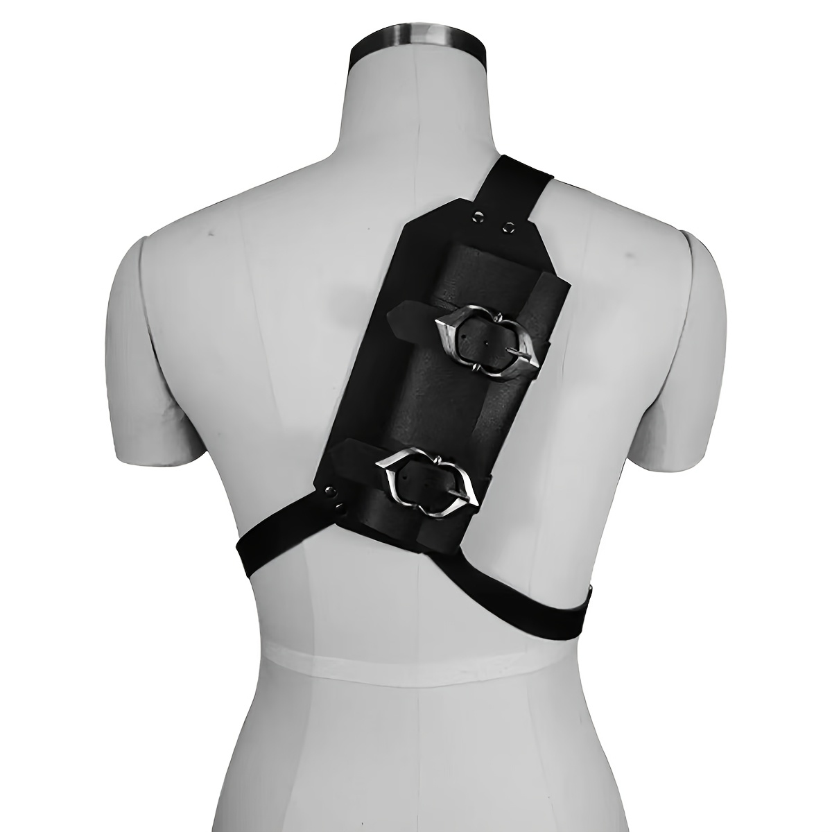 TEMU 1pc Medieval Viking Single Shoulder Strap Scabbard, Vintage Renaissance Adjustable Pu Sword Sheath, Halloween Costume Role- Accessorychristmas