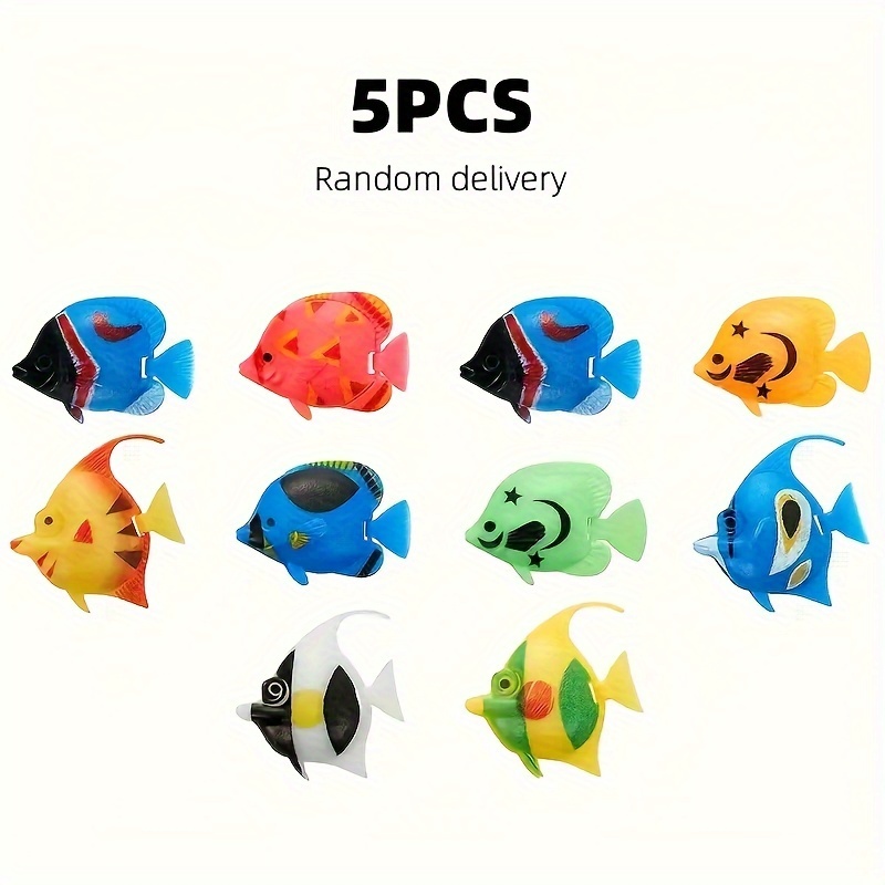 5pcs 10pcs Simulation Fish Aquarium Decorations Assorted Assorted