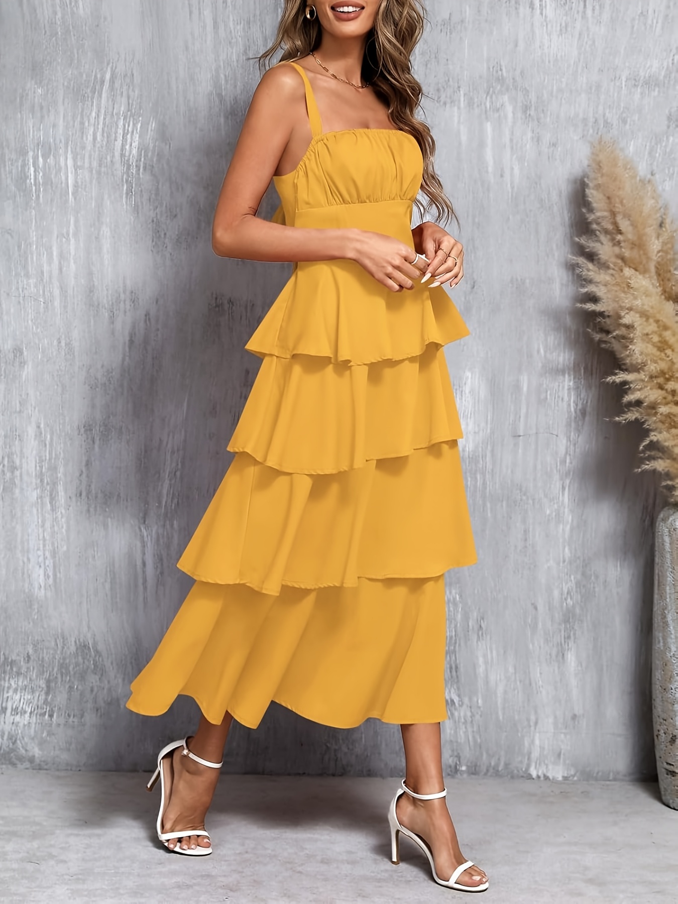 teenager womens summer maxi dress spaghetti strap sleeveless - Temu