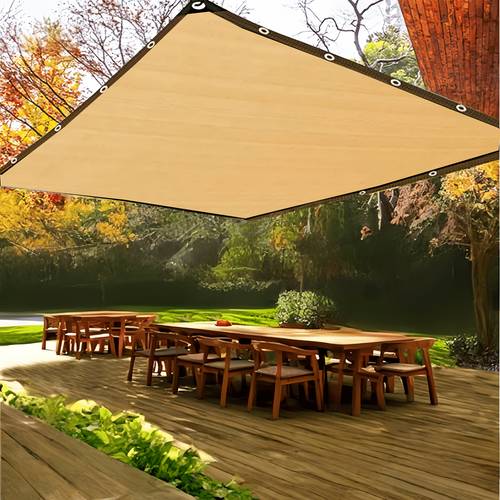 rice yellow sunshade net 90 high shading rate blocks ultraviolet suitable for courtyards and gardens
