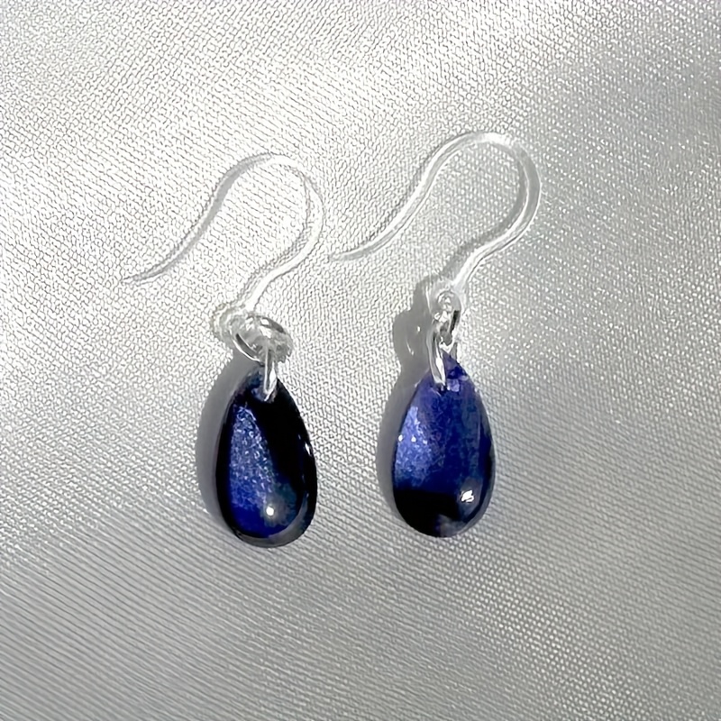 Image of Modern Earrings Fashion Easy Teardrop Earrings For Women Lightweight Discreet Everyday Earrings Vacation Elegant Holiday Gift